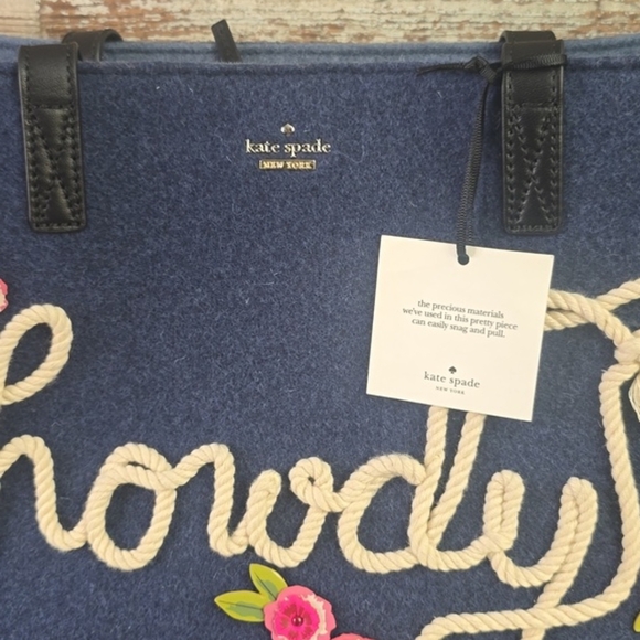 Kate Spade 25th Birthday "Howdy" Tote - Picture 10 of 11